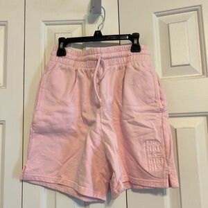Frankie's Bikinis Light Pink Drawstring Athletic Shorts